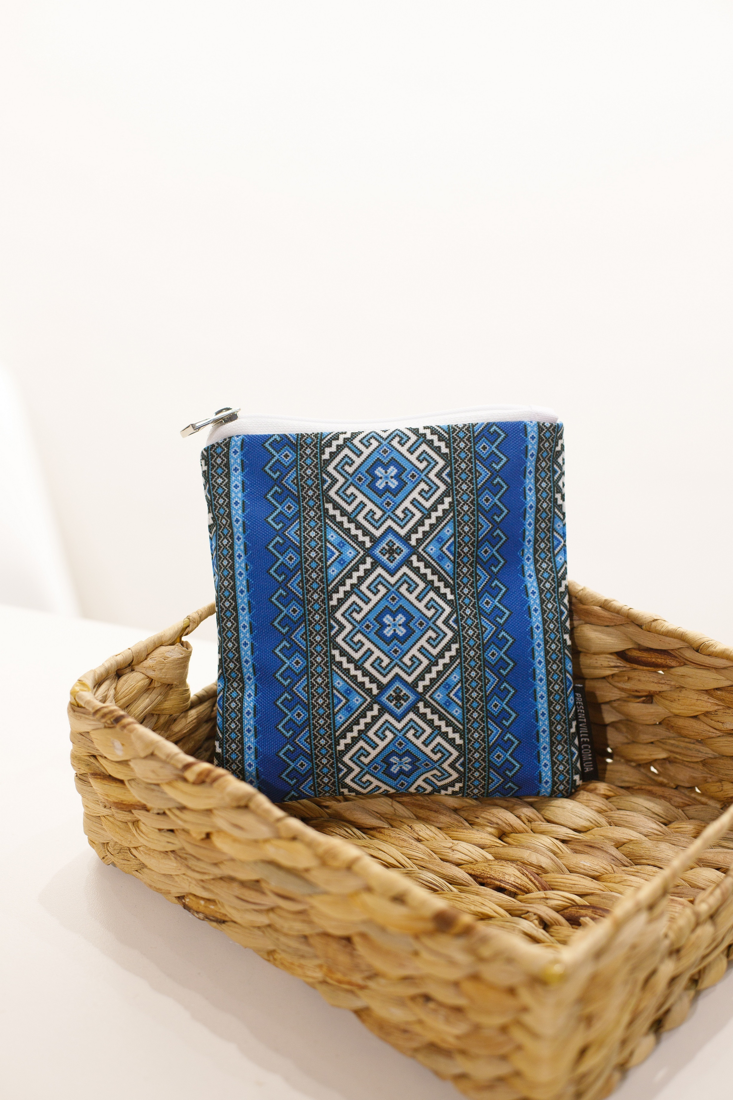Косметичка Basic Орнамент синій