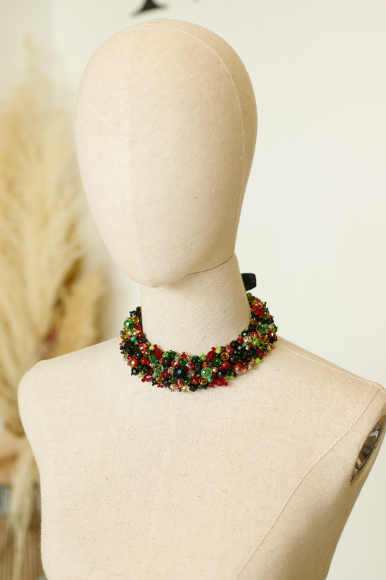 Кришталеве намисто ручної роботи | KI883