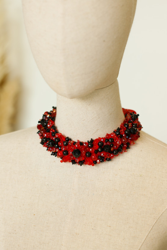 Кришталеве намисто ручної роботи | KI901