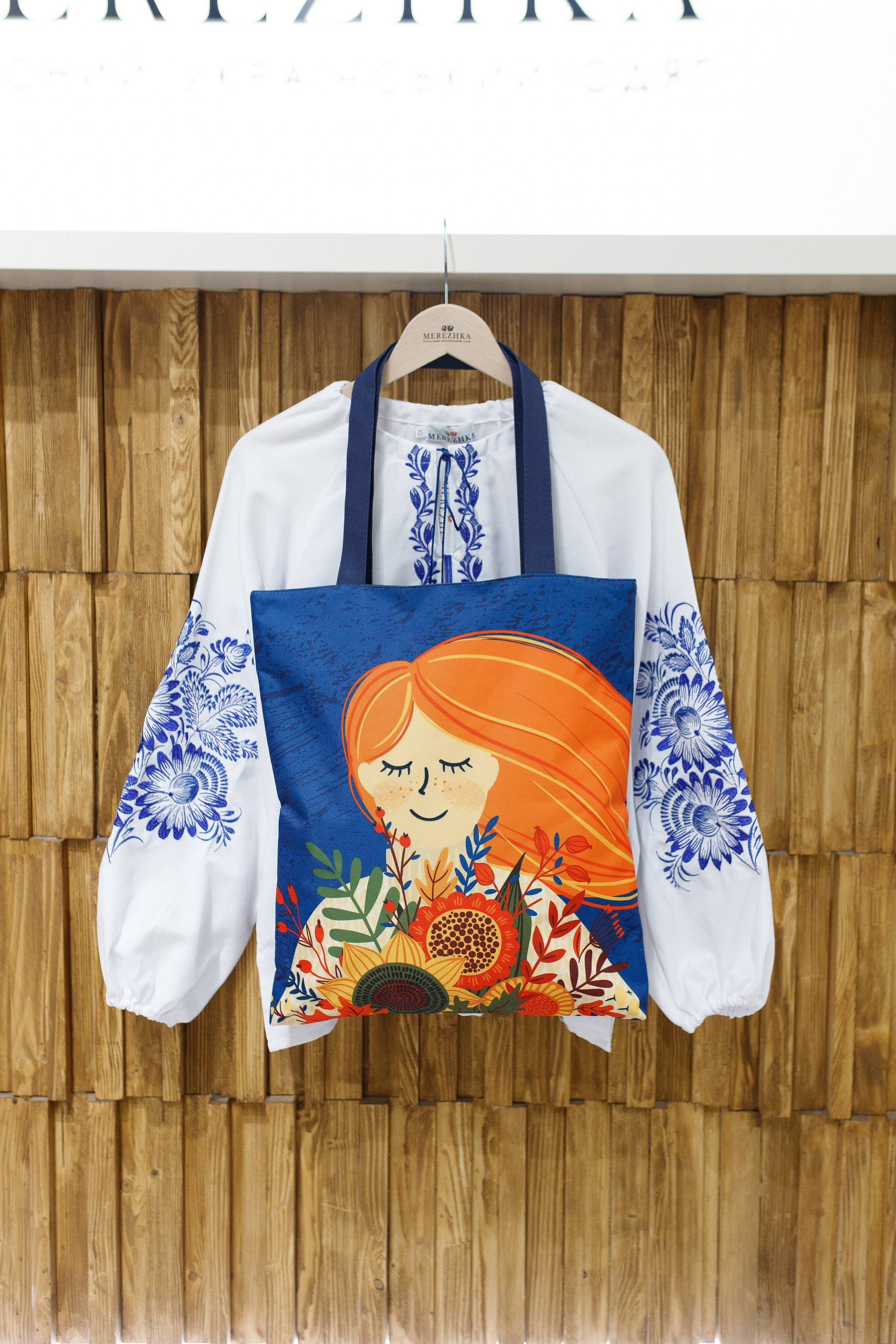 Жіноча тканинна сумка Original Руда дівчина