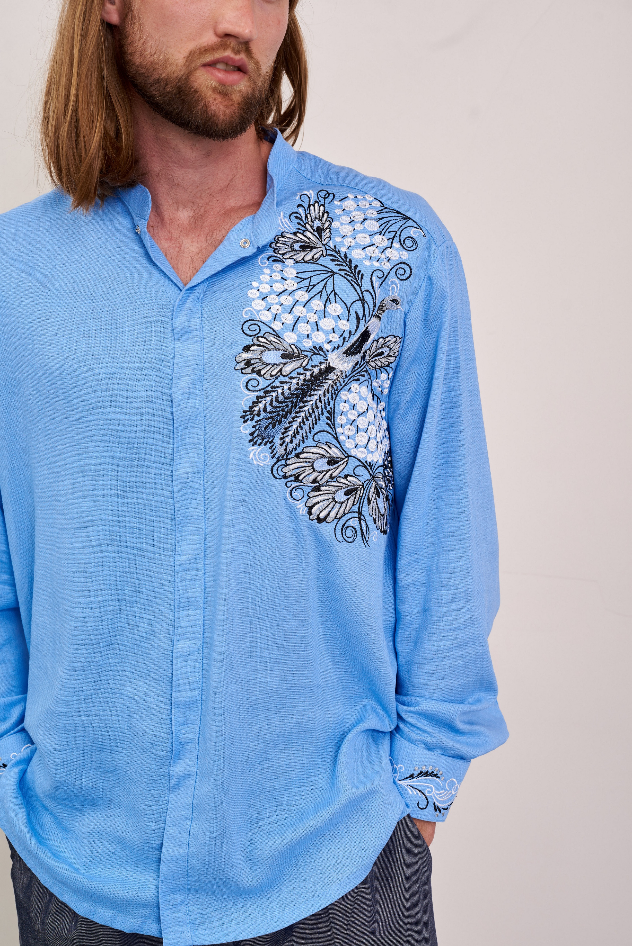 Чоловіча вишиванка Петриківська