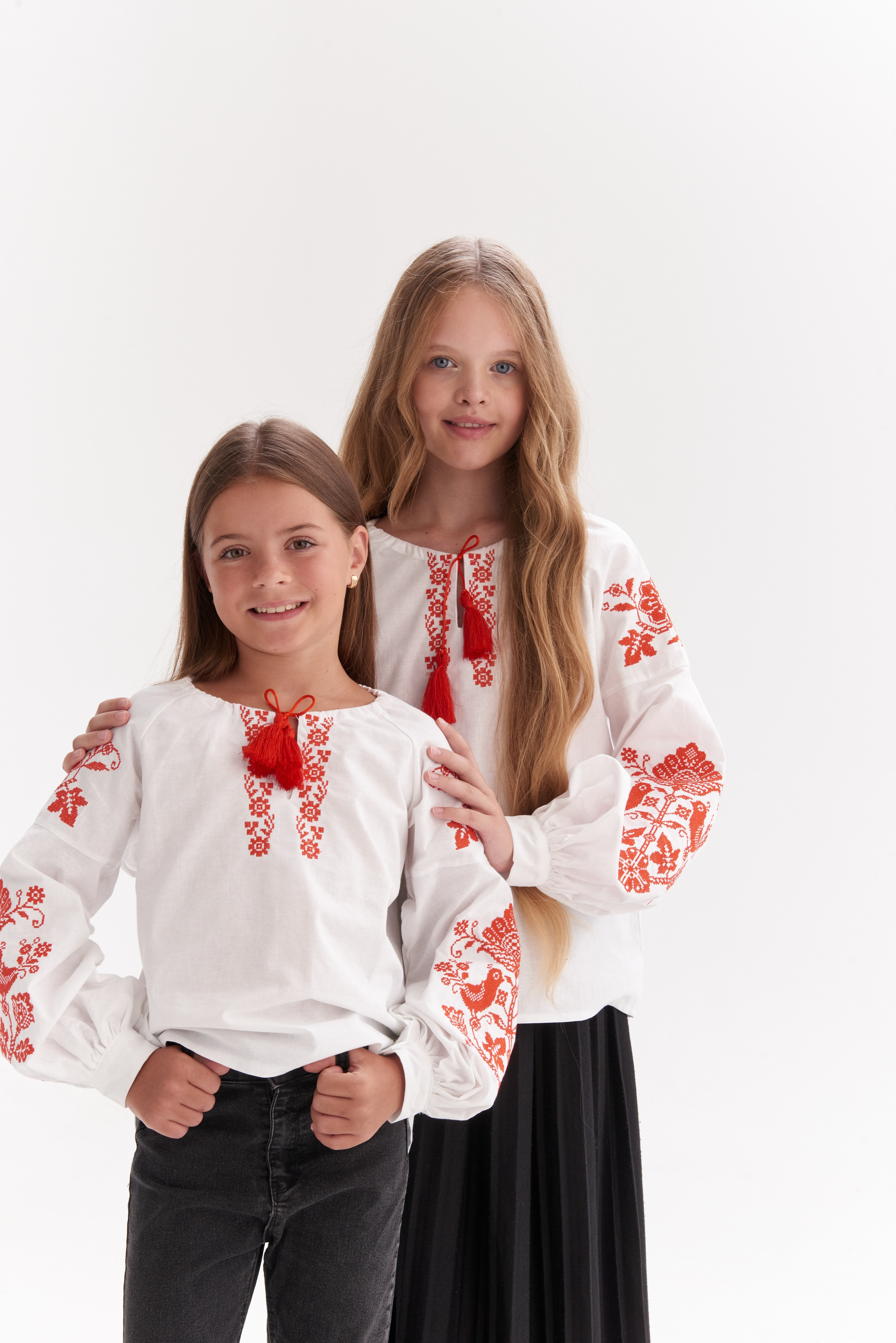 Вишиванка для дівчинки Птахи