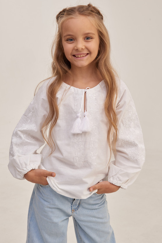 Вишиванка для дівчинки Фіалка | rd275