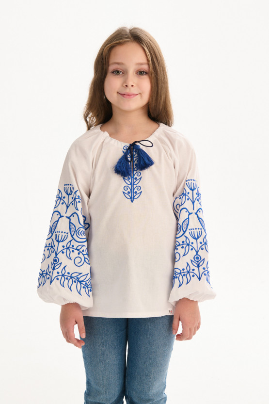 Вишиванка для дівчинки Голубка | rd764