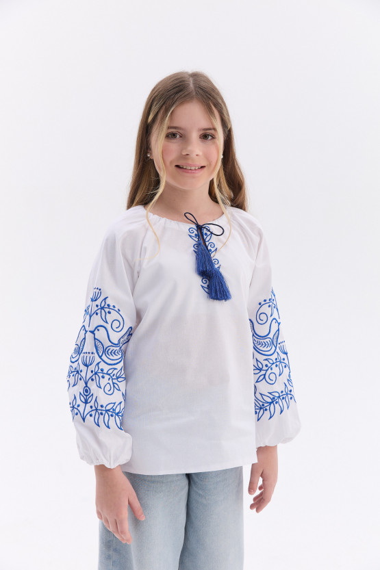 Вишиванка для дівчинки Голубка | rd764