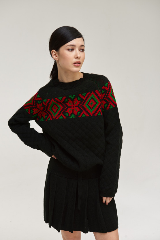 Костюм Меланка з міні спідницею | vj5121/vj8075