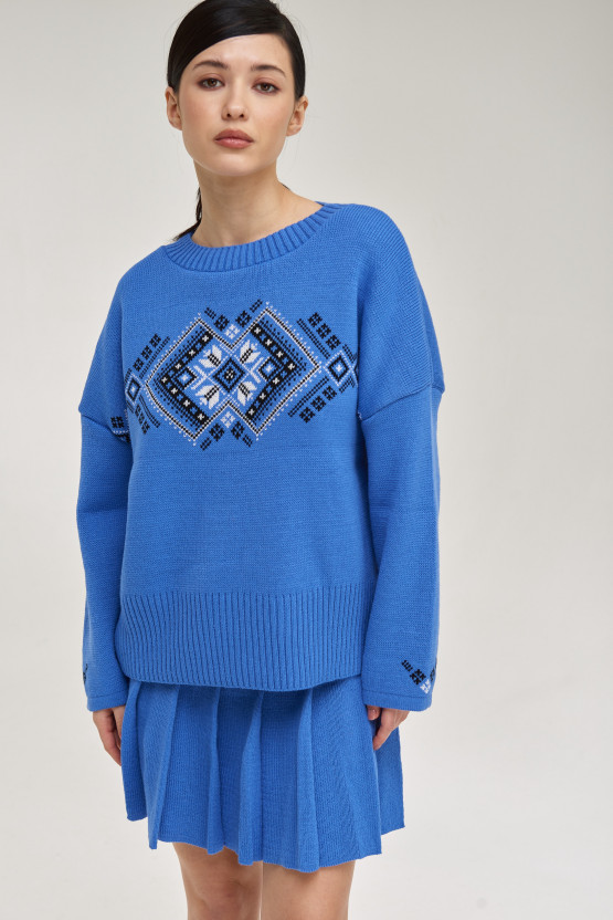 Костюм Етно з міні спідницею | vj5195/vj8077