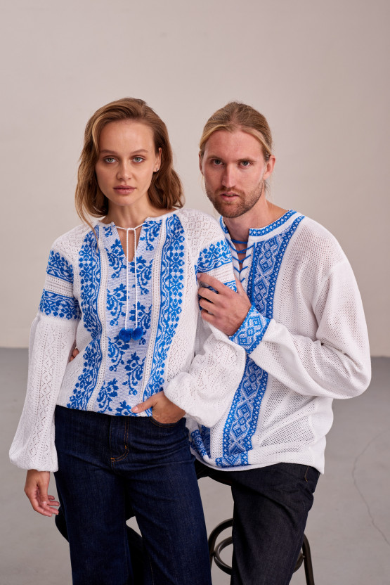 Комплект в'язаних вишиванок Світанок | vl1003/vl1001