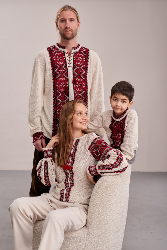 Комплект в'язаних вишиванок Спадок | vl1010/vl1011/vl1012