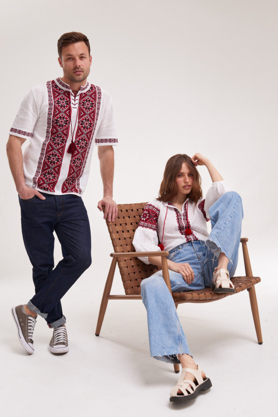 Парні в'язані вишиванки Зорі | vl1313/vl1311