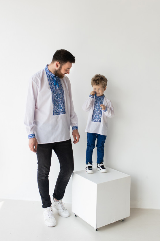 Комплект для тата та сина Орнамент класичний | mk001/kh002