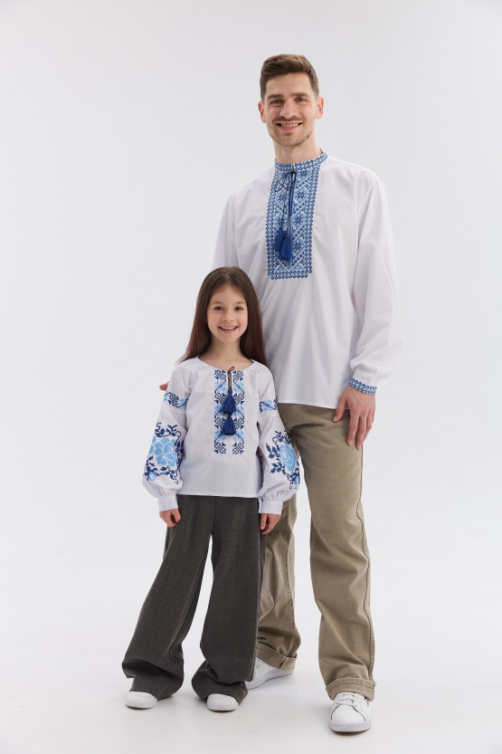 Комплект для тата та доньки Устим і Марія | mk258/rd560