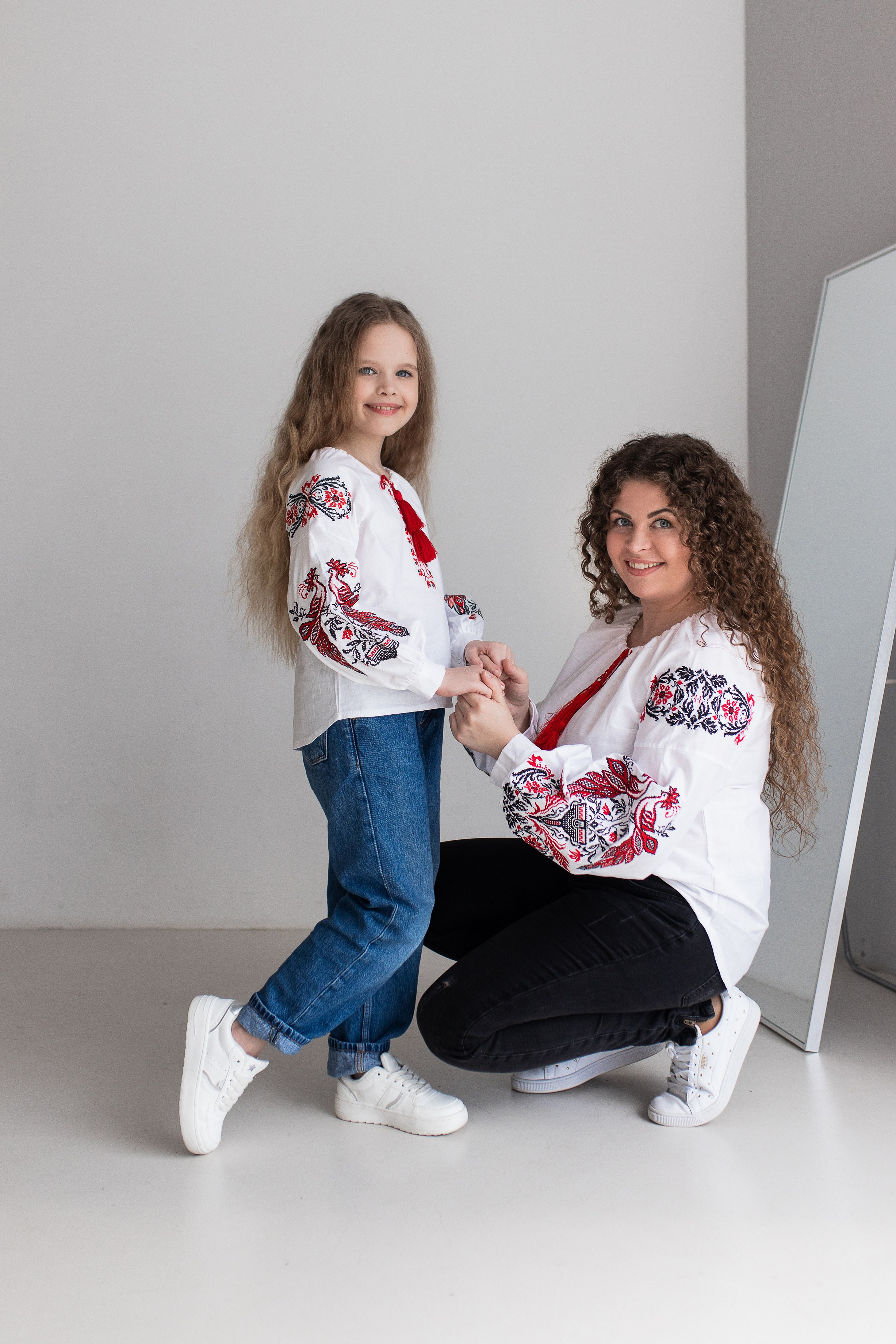 Вишиванки для мами та доньки Жарптиця