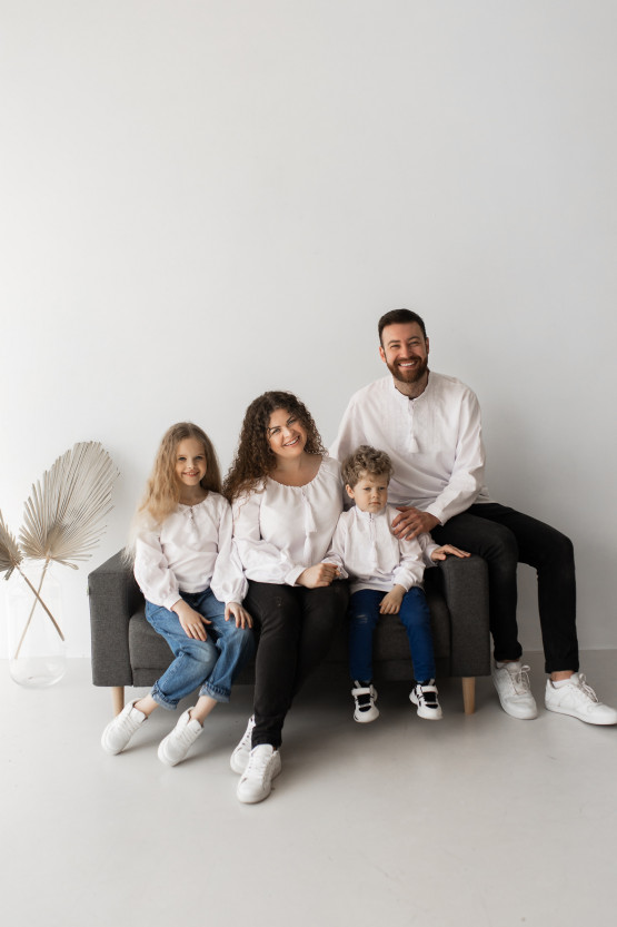 Сімейний комплект вишиванок Зірка | mk870/rj874/kh868/rd872