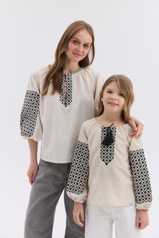 Комплект для мами та доньки Бандера | rj264/rd264