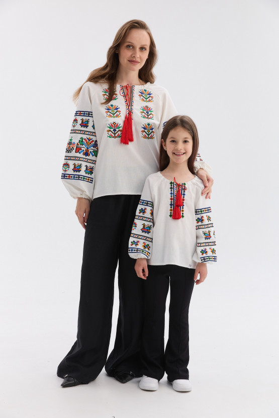 Комплект для мами та доньки MEREZHKA Подільські | rj303/rd303