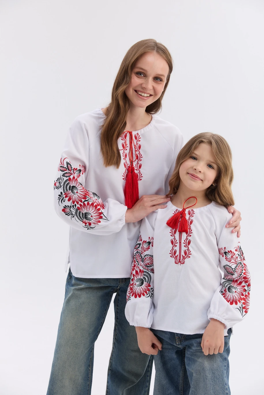 Вишиванки для мами та доньки Жоржина