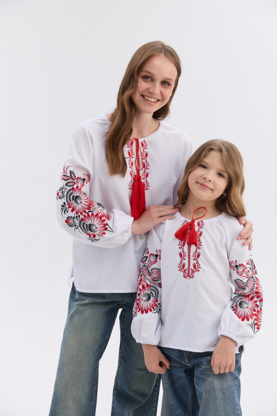 Комплект для мами та доньки Жоржина | rj543/rd543