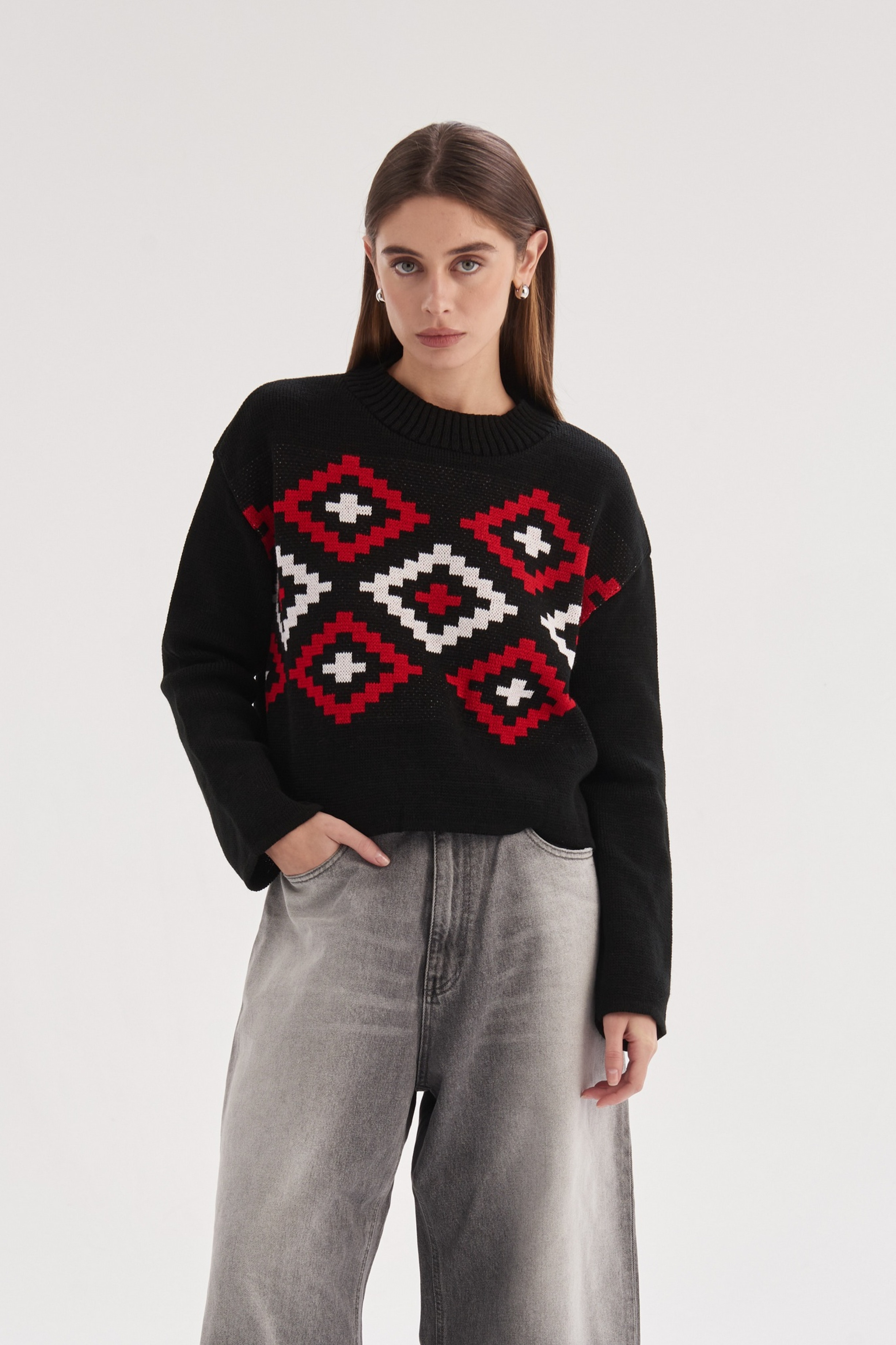 В'язаний джемпер Дана