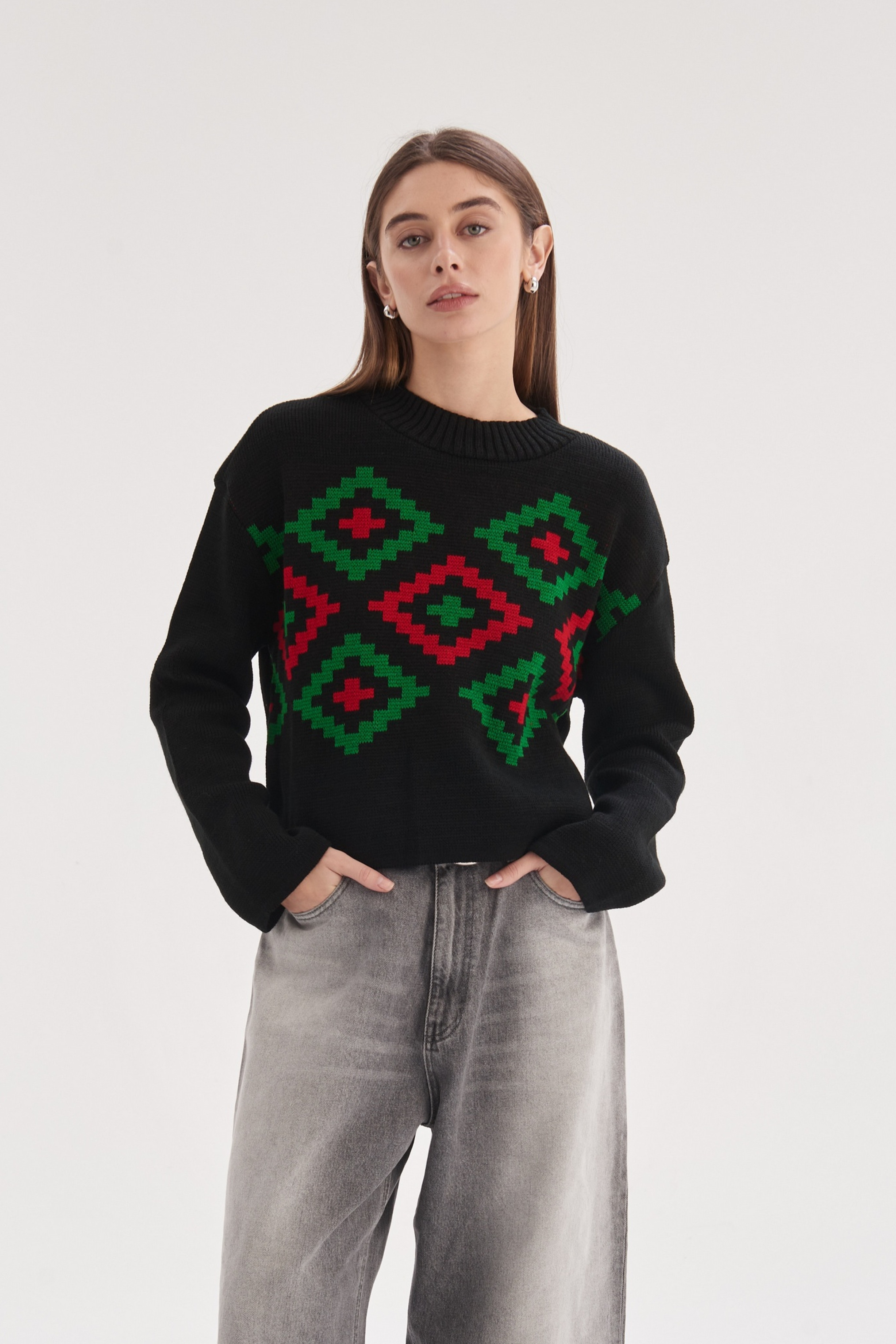 В'язаний джемпер Дана