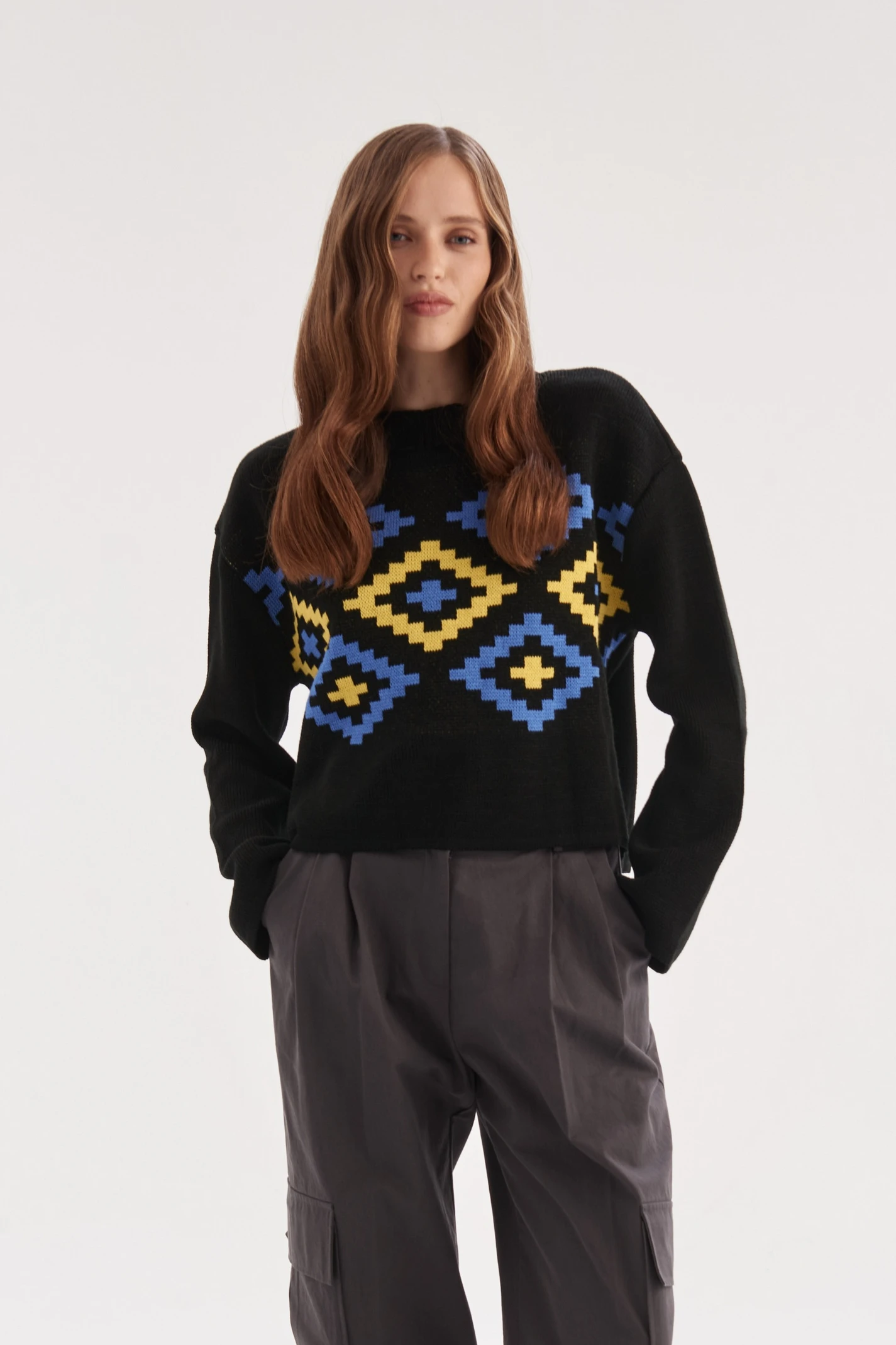 В'язаний джемпер Дана | vj5104