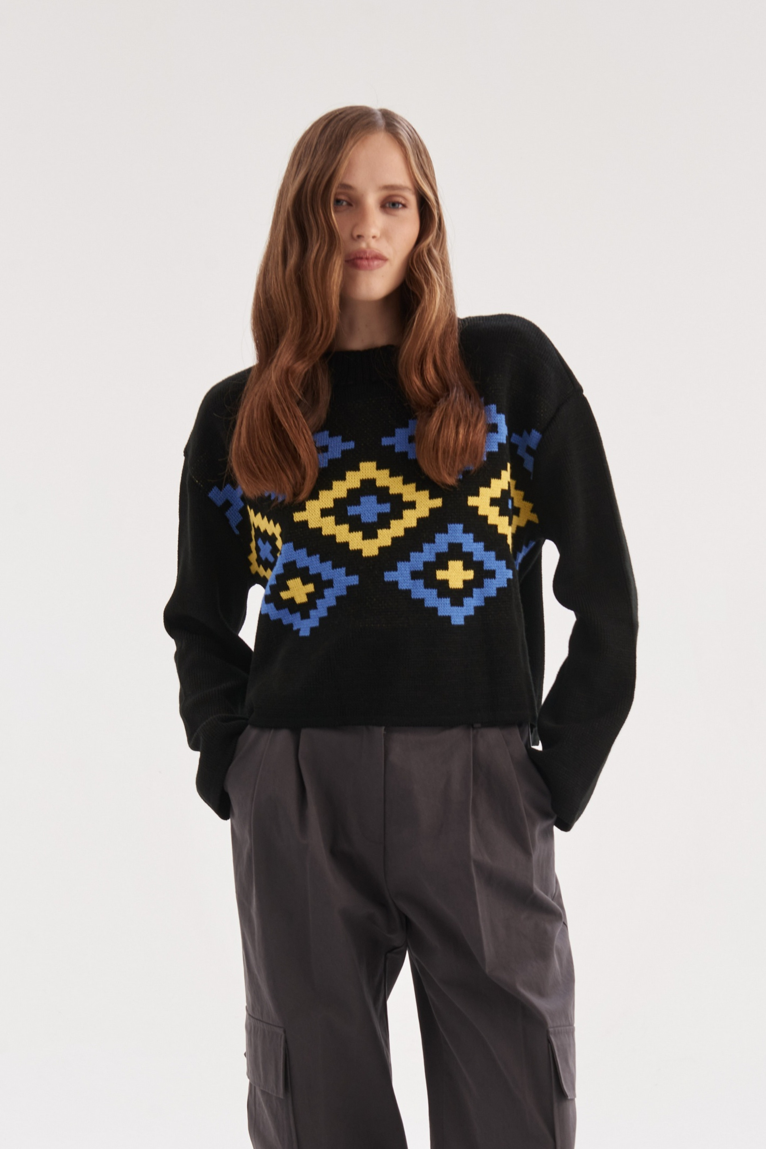 В'язаний джемпер Дана