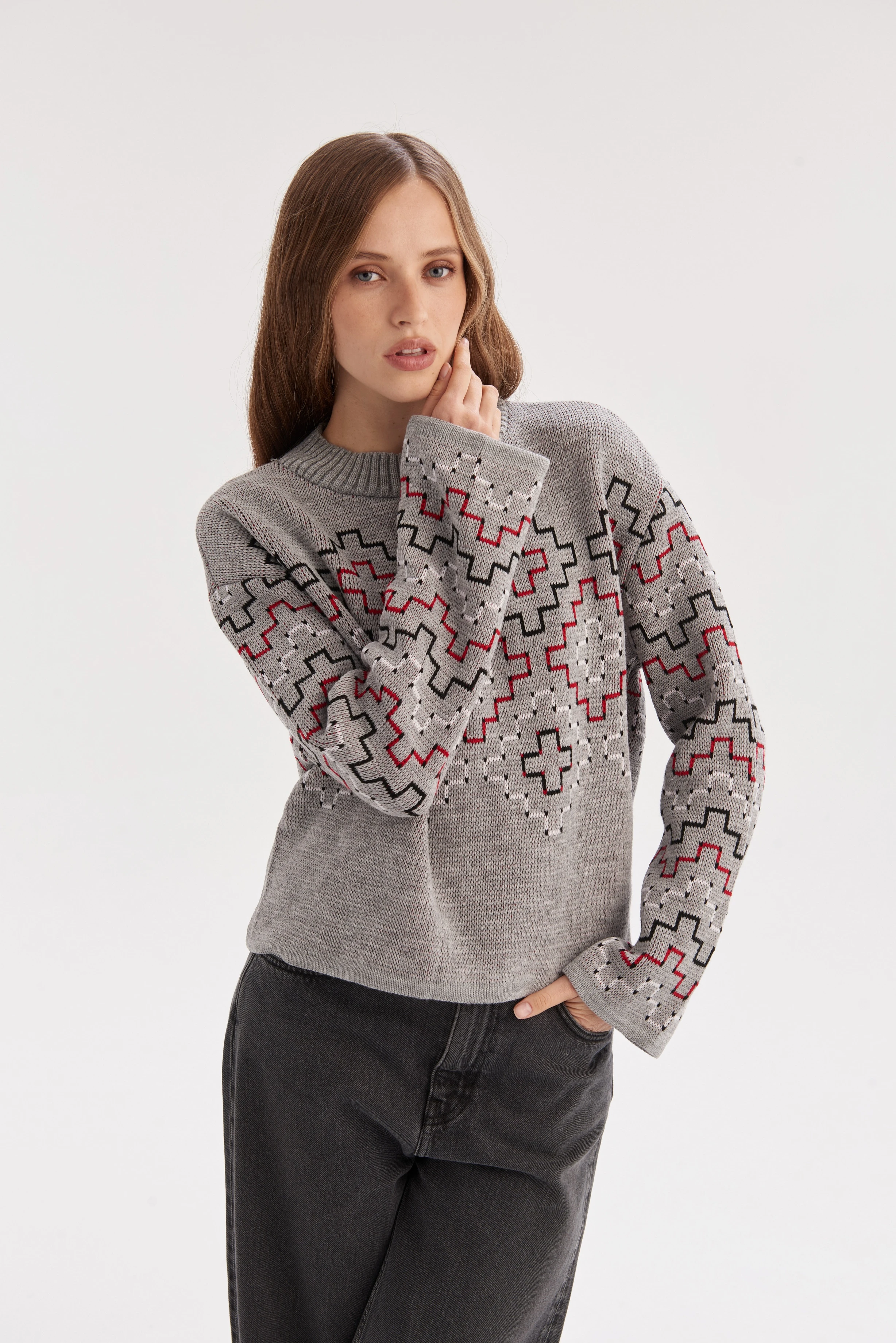 В'язаний джемпер West | vj5108