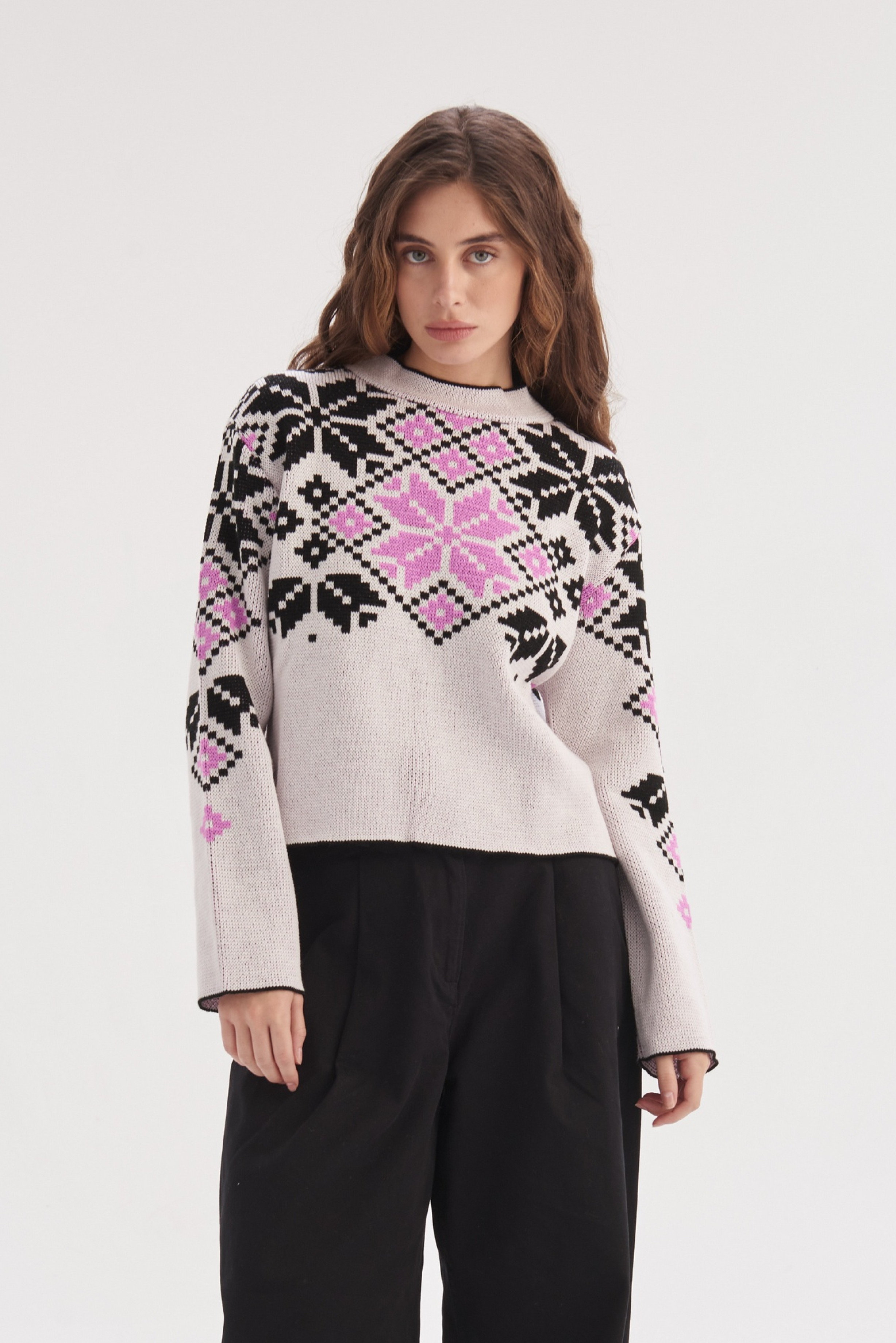 В'язаний джемпер Соломійка