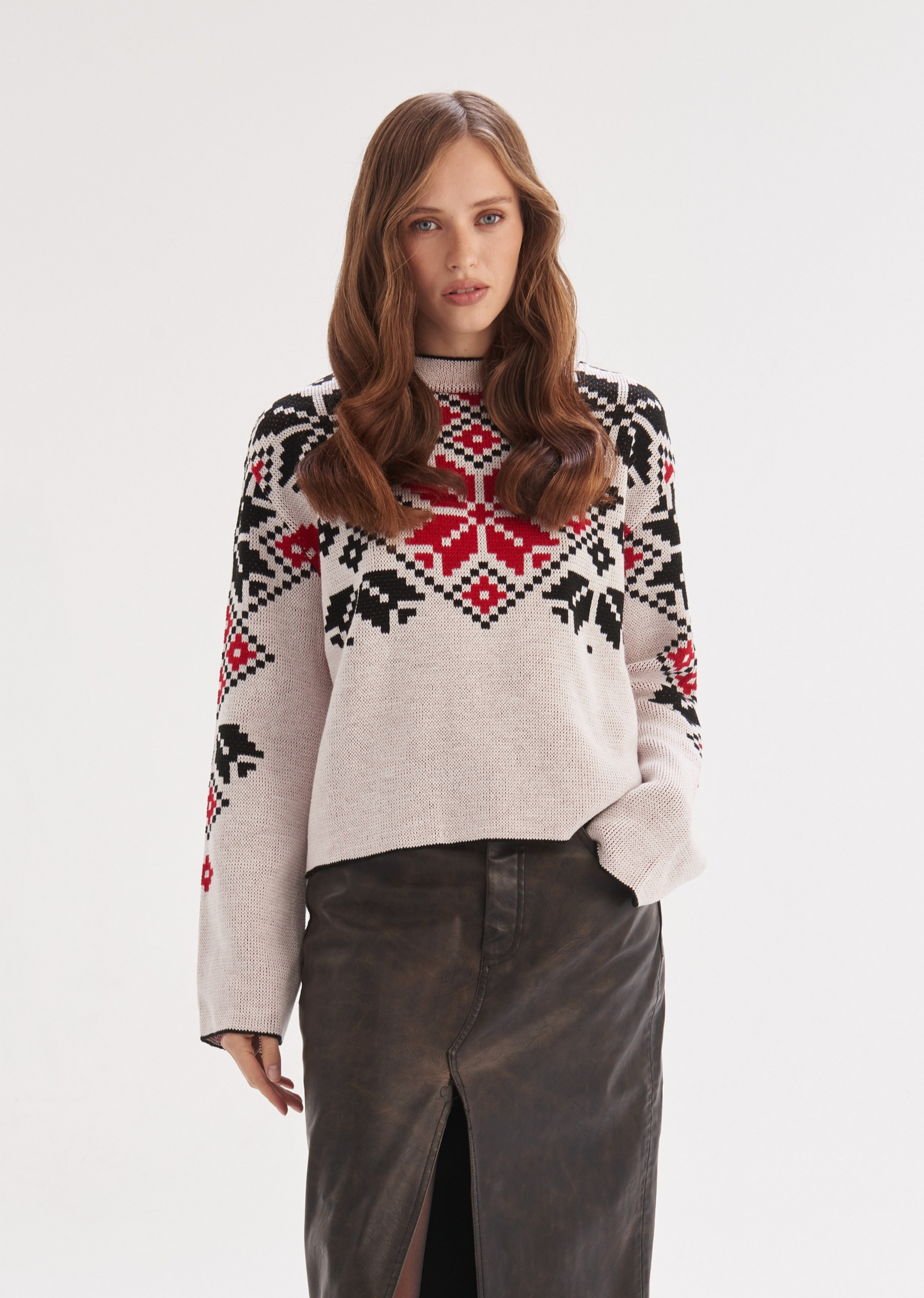 В'язаний джемпер Соломійка