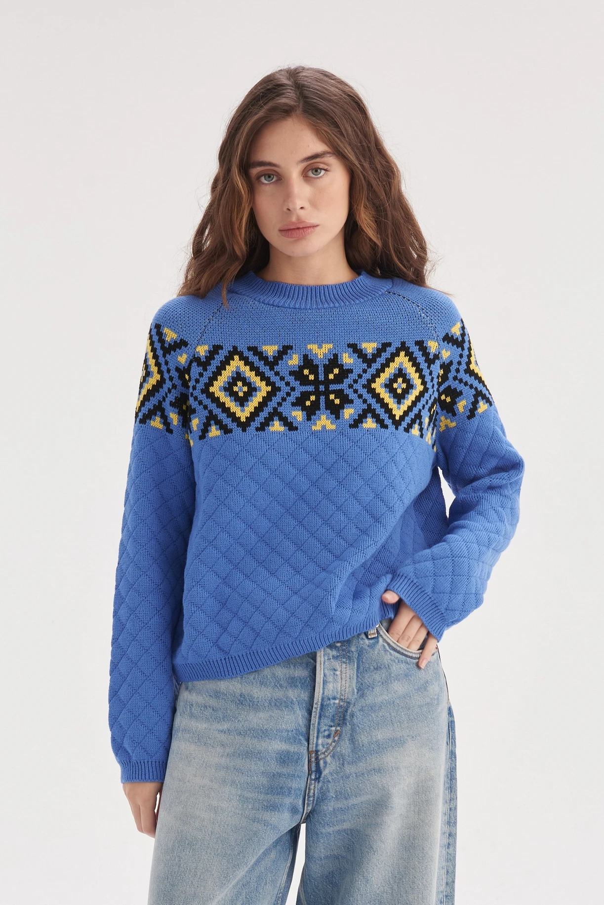 В'язаний джемпер Меланка | vj5120