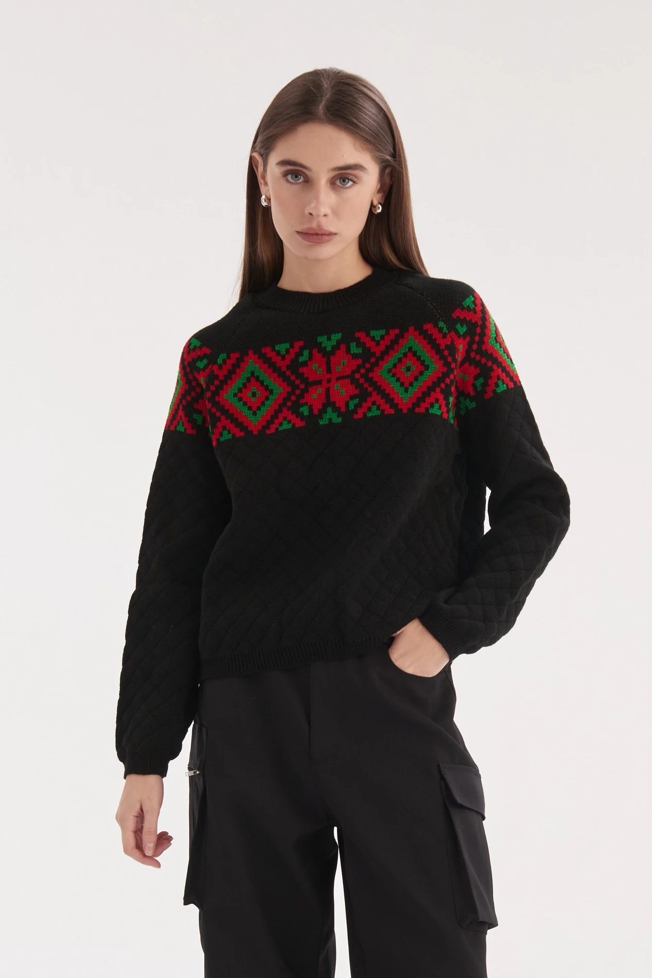 В'язаний джемпер Меланка | vj5121