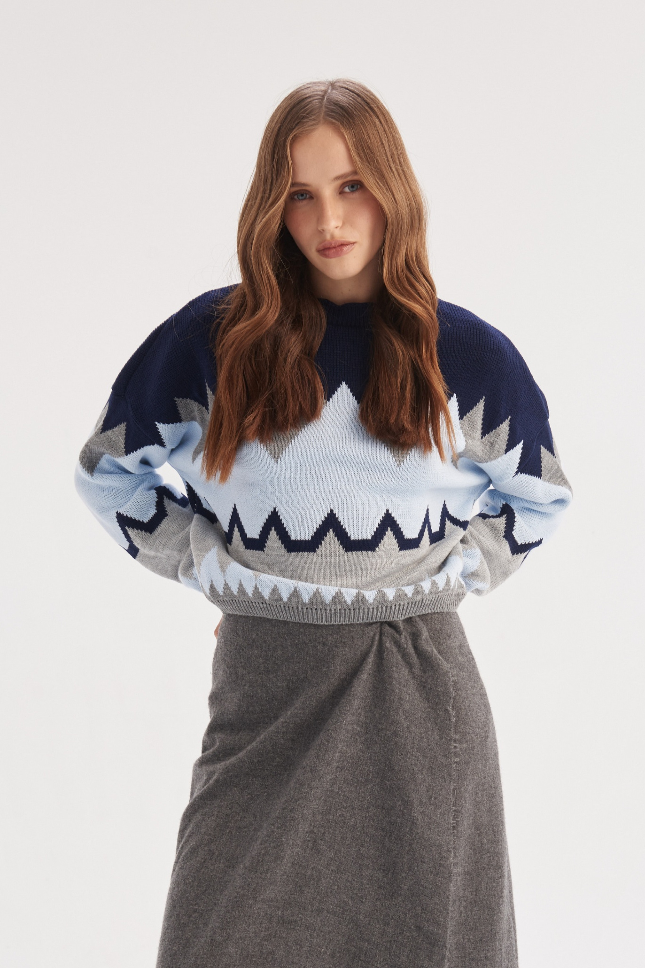 В'язаний джемпер Лана