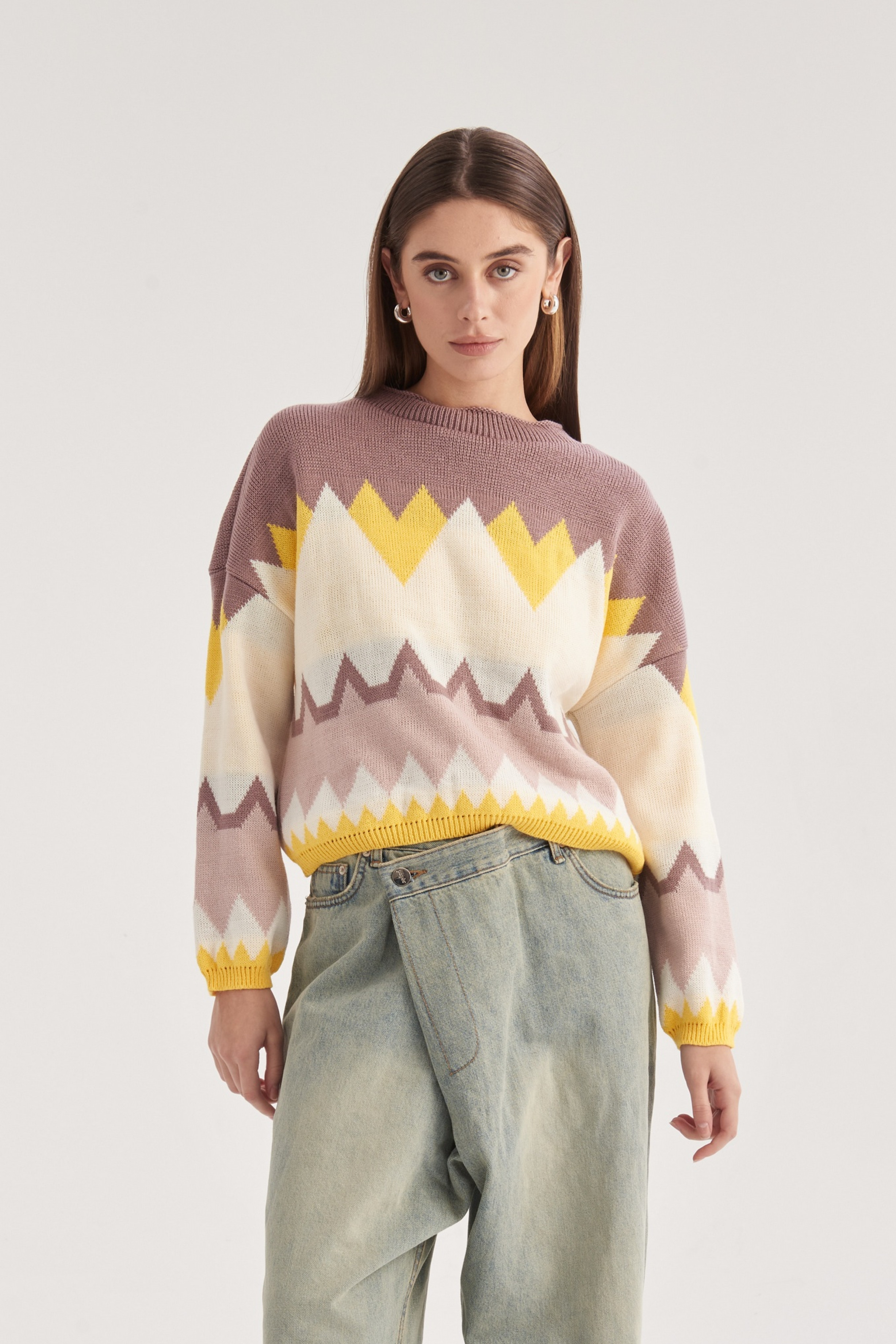 В'язаний джемпер Лана