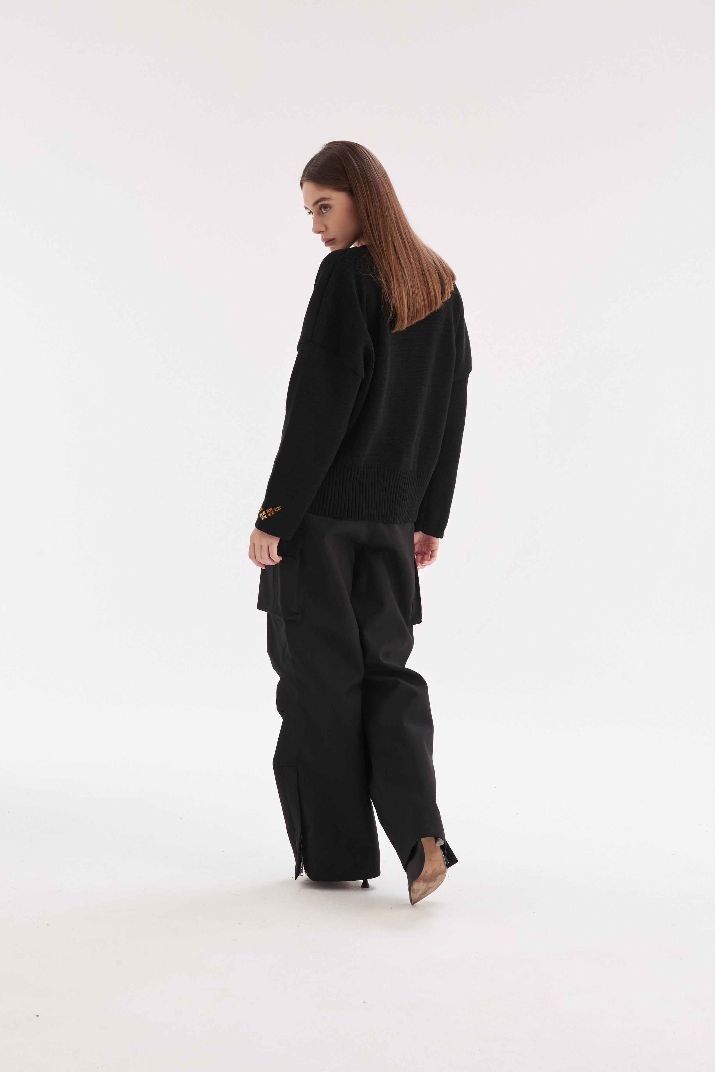 В'язаний джемпер Етно