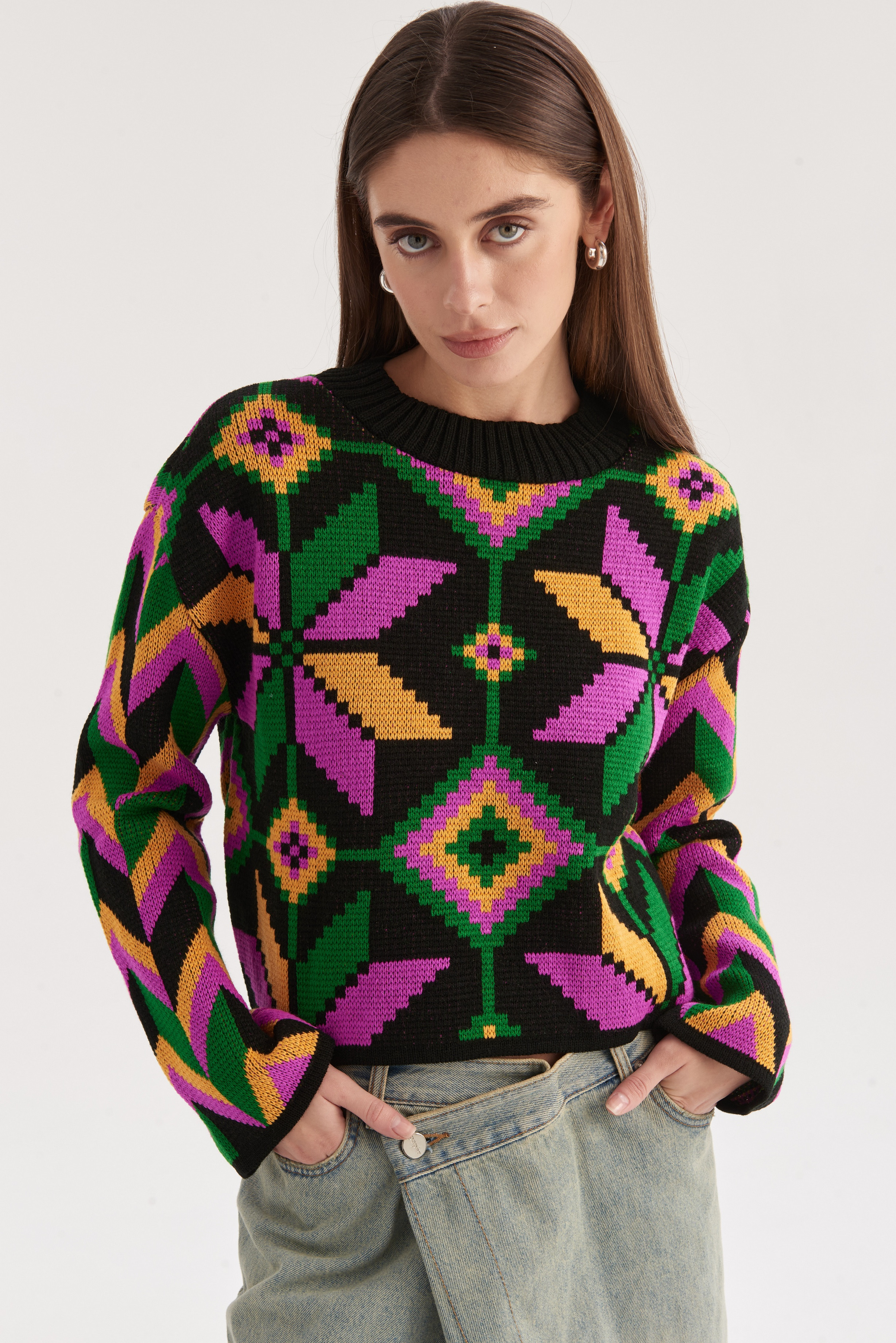 В'язаний джемпер Еліс