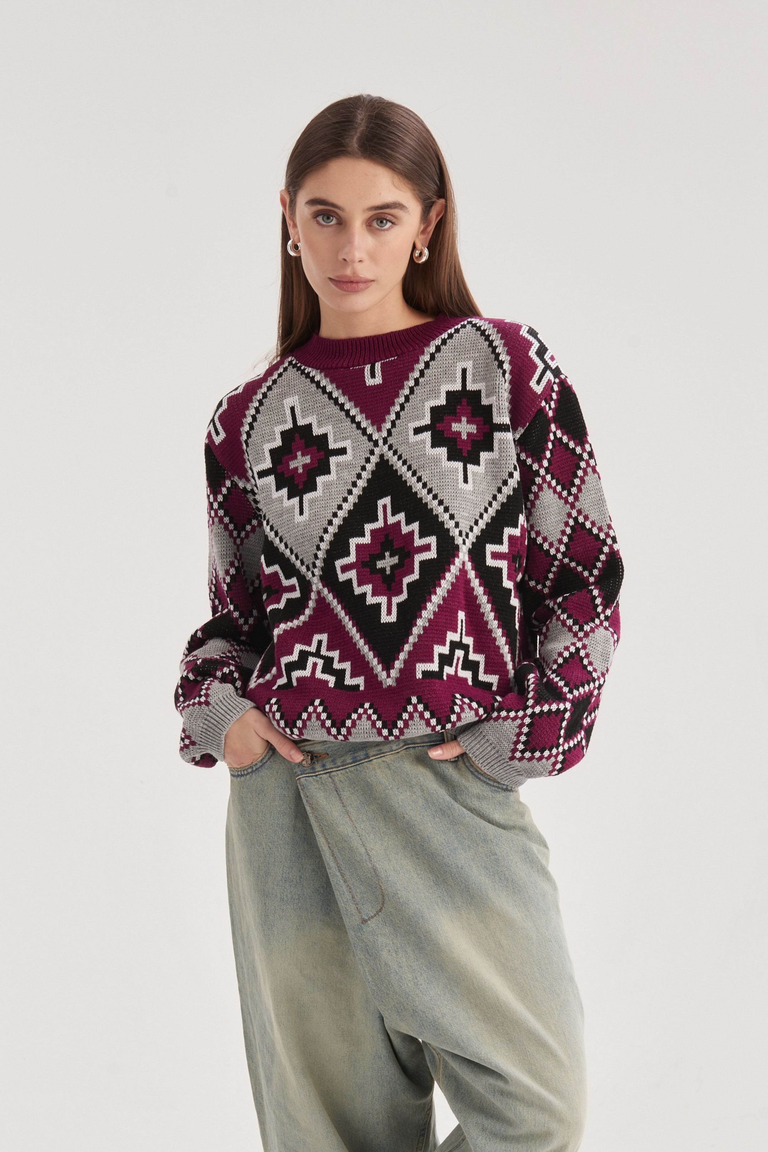 В'язаний джемпер Бренді