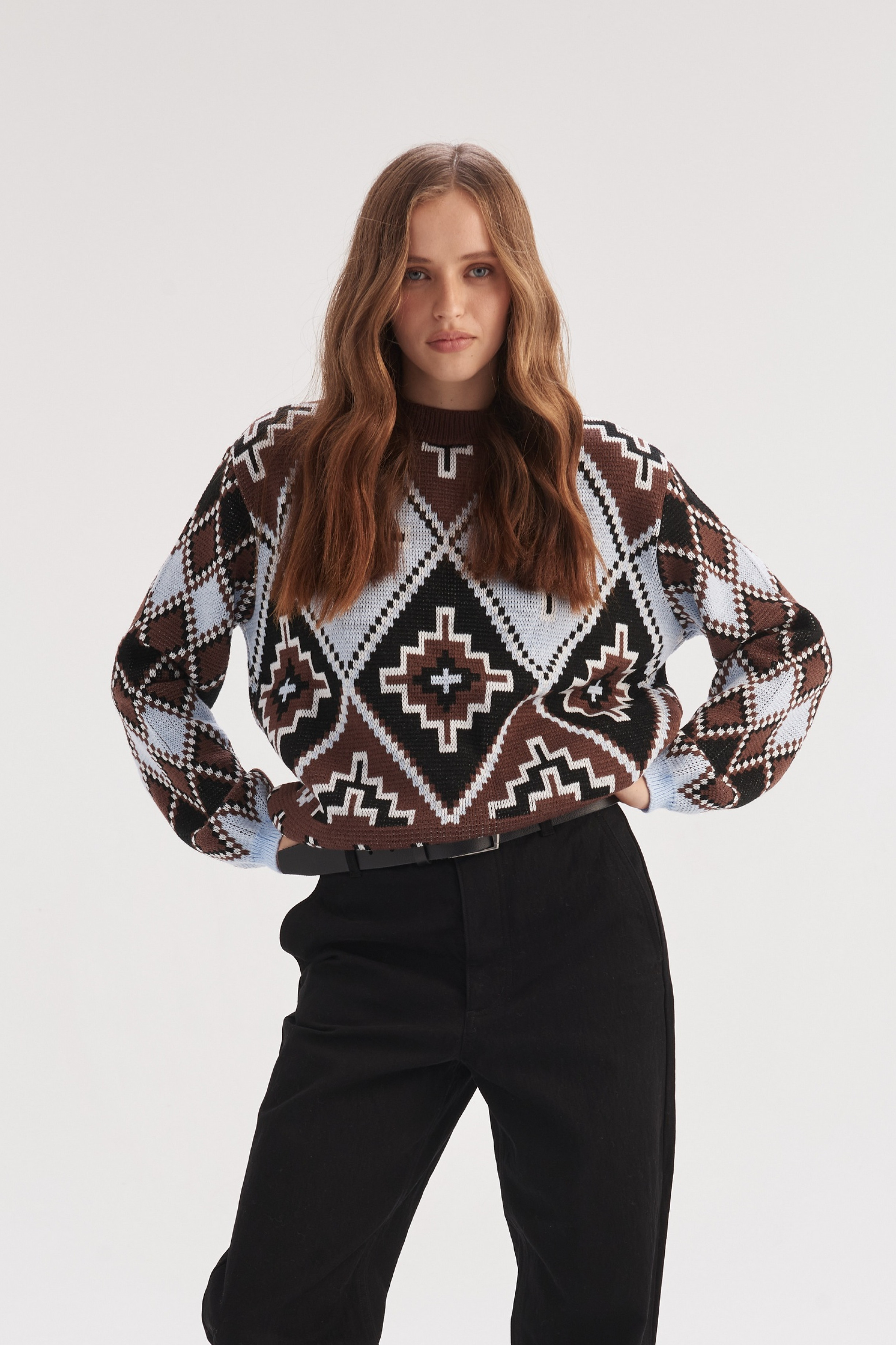 В'язаний джемпер Бренді