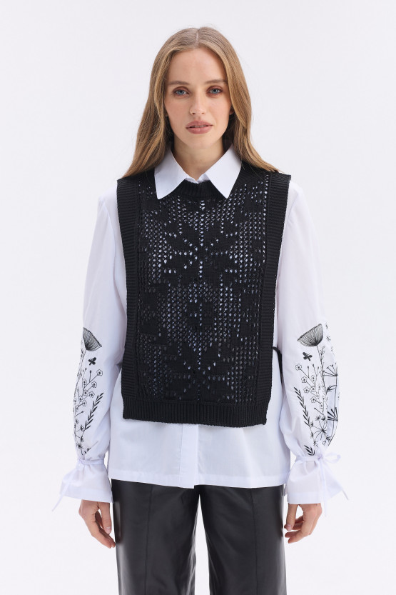 Жилет короткий Берест | vj1226