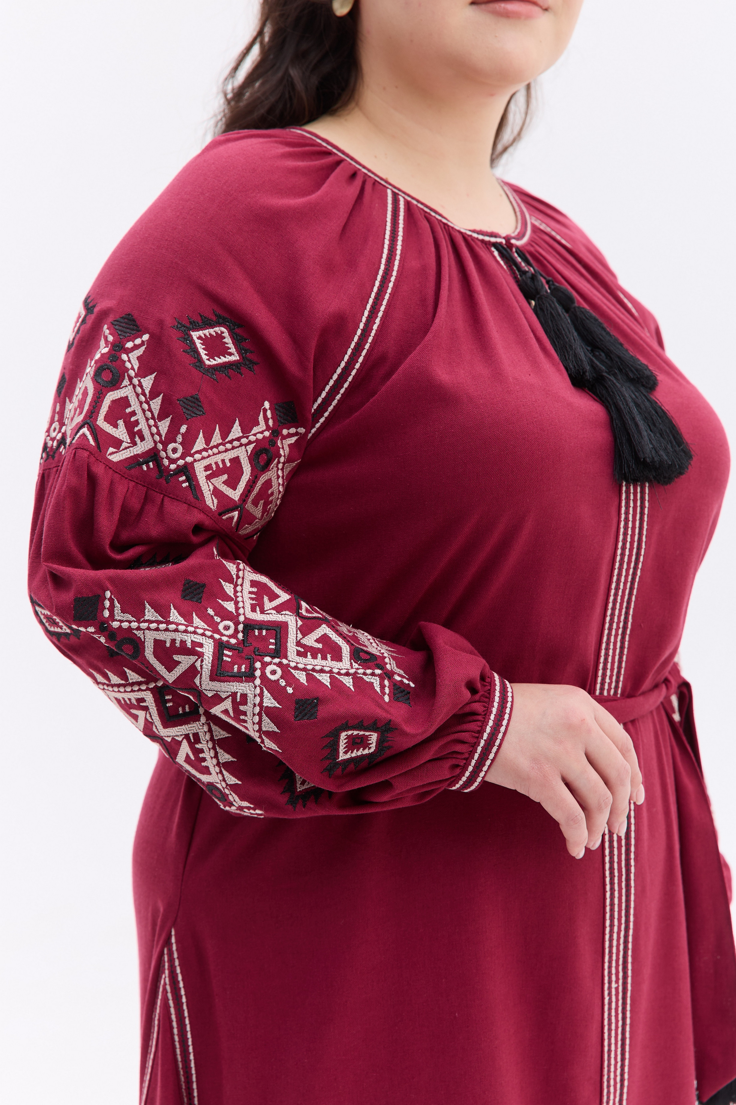 Вишита жіноча сукня Либідь