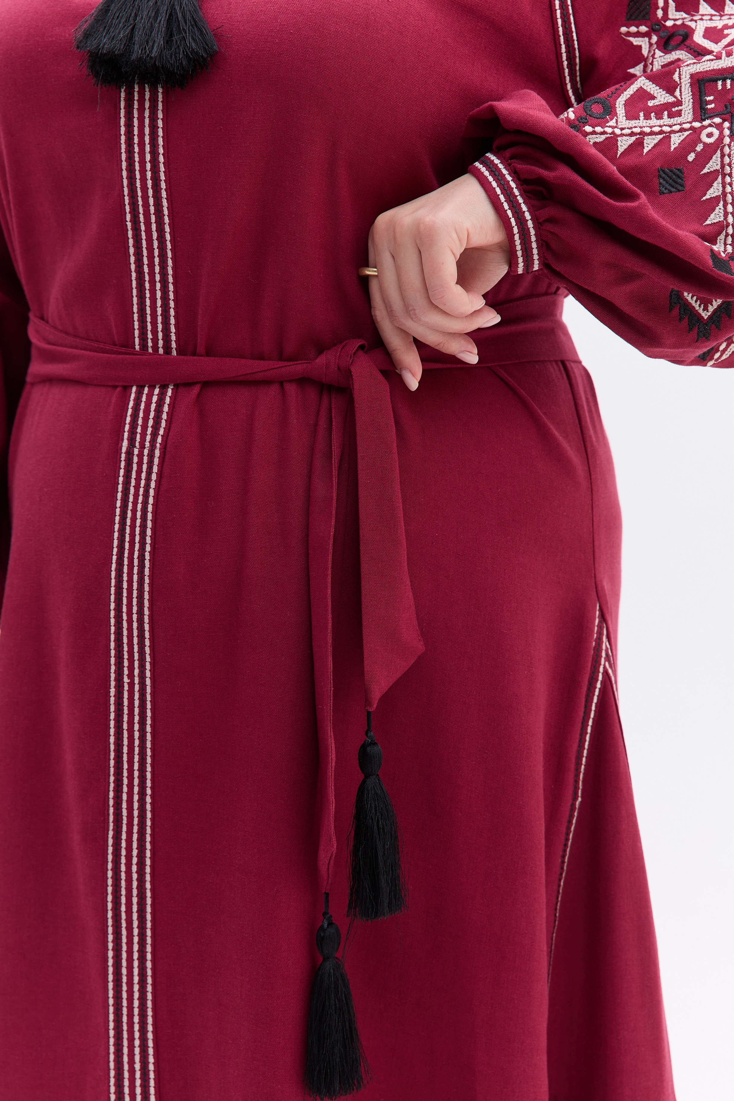 Вишита жіноча сукня Либідь