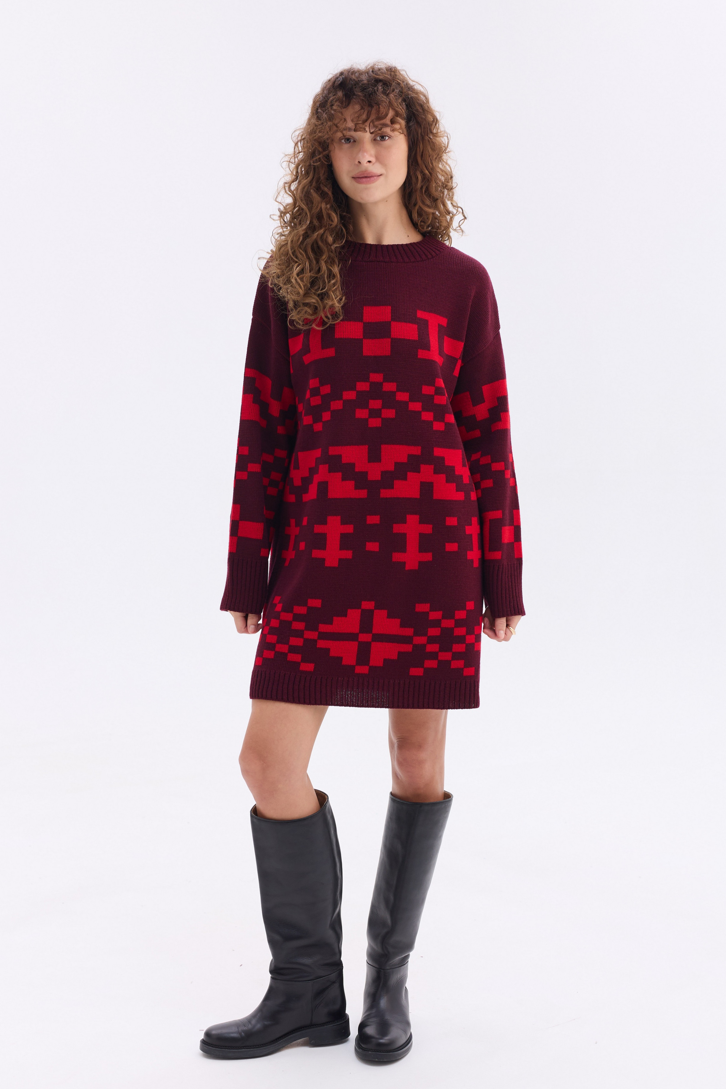 В'язана жіноча сукня Олена