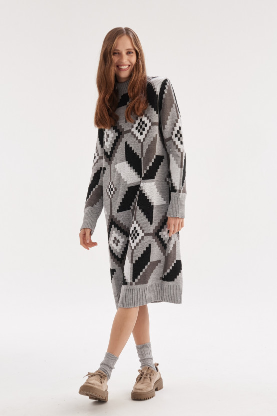 В'язана сукня Міраж | vj1521