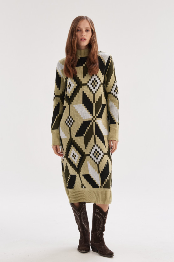 В'язана сукня Міраж | vj1523