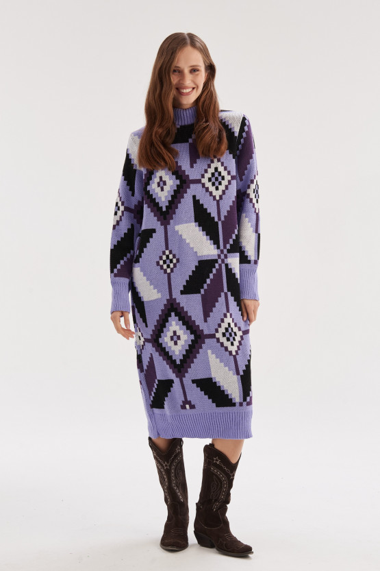 В'язана сукня Міраж | vj1525