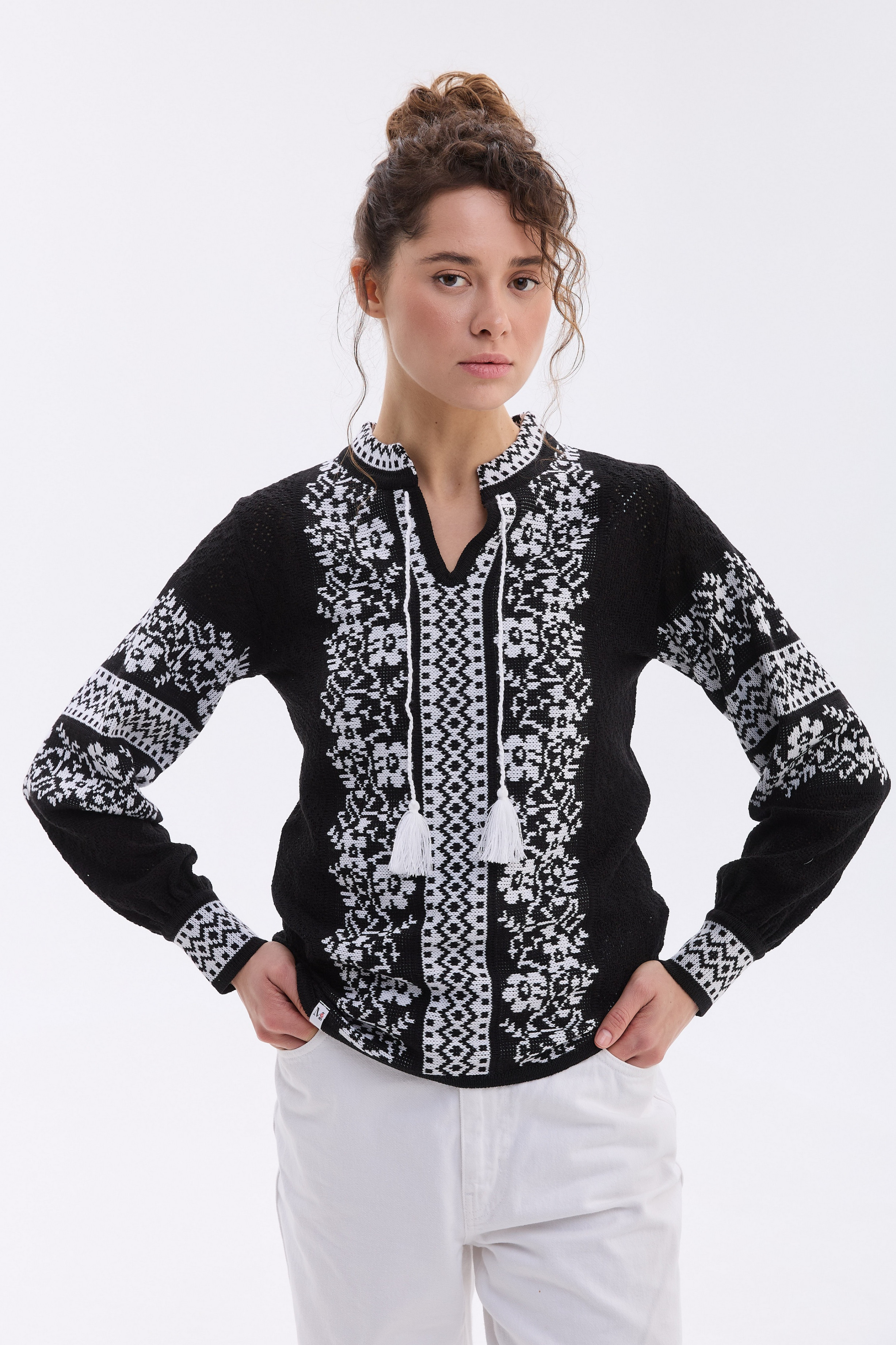 В'язана блуза Гармонія