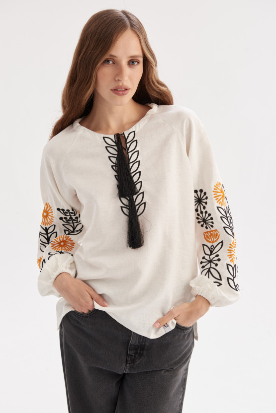 Жіноча вишиванка Соняшники | rj304