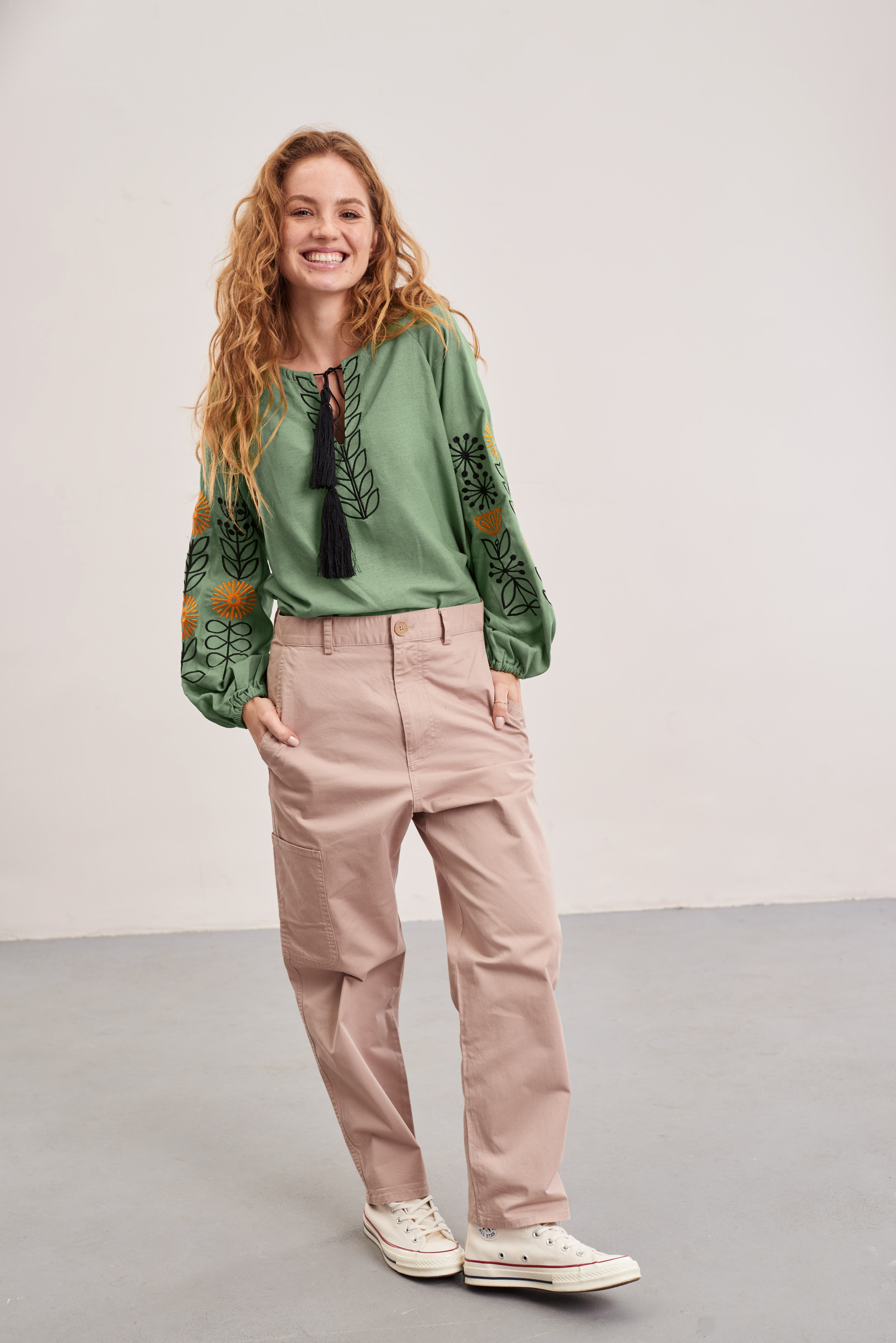 Жіноча вишиванка Соняшники